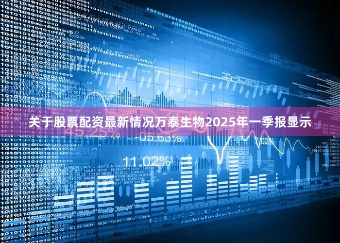 关于股票配资最新情况万泰生物2025年一季报显示